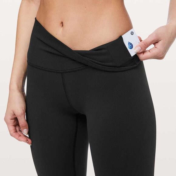 Lululemon Wunder Under High-Rise 7/8 Tight *Full-On Luon 25" Black size 4 - Picture 4 of 8